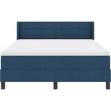  Krevet s opruga kutije s uzglavljem Plava 200 x 140 cm tkanina | shoptok.hr