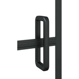  Sklopiva pregrada za tuš ESG 100 x 140 cm crna | shoptok.hr
