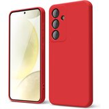  Gumijasti / gel etui Matte za Samsung Galaxy A55 - rdeči | Shoptok.si