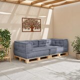  Modularna sofa 3 pcs Siva 140 x 70 x 36 cm Tkanina | Eponuda.ba