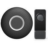 Bežično zvono u utičnicu 230V/1xA23 IP55 crno | Eponuda.com