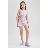 Defacto Girl Crop Athlete Shorts 2-Pack Set