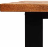  Blagovaonski stol sa živim rubom 200x90x75 cm od drva bagrema | shoptok.hr