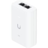 Unknown U-POE+ adapter 30W, powers UniFi PoE+ devices, reduce dependency on PoE switch power, Contains RJ45 data input, AC cable with earth ground, and PoE+ output | Eponuda.ba