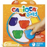 Carioca Baby Teddy masne bojice set od 6kom - | shoptok.hr