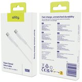 ALLITY kabel AUC-02 USB-C -USB-C 1,0 m 100W BIJELI | shoptok.hr