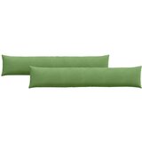 vidaXL jastučići za sofu 2 pcs svijetlo zelena 200 x 40 cm | shoptok.hr