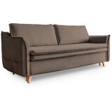 Miuform Svjetlo smeđa sklopiva sofa 225 cm – Cijene