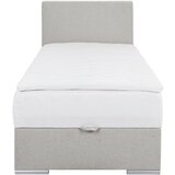 CARRYHOME POSTELJA Z VZMETNICO 90 cm x 200 cm , tekstil ekru | Shoptok.si