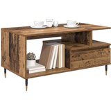 vidaXL Kava Stol Staro drvo 90 x 49 x 45 cm Konstruirano drvo | shoptok.hr