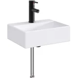 Umivaonik za kupaonicu Mat Crna 39 x 30,5 x 12,5 cm Metal