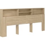  Uzglavlje s ormarićem boja hrasta sonome 220 x 19 x 103,5 cm | shoptok.hr