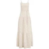 WE Fashion Ljetna haljina boja slonovače / prljavo bijela