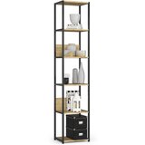 AKORD Industrijski Regal, Črna/Hrast Artisan, (5000332526) | Shoptok.si