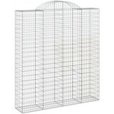  Obokane gabion košare 3 kosi 200x50x220/240 cm pocinkano železo, (20757850) | Shoptok.si