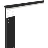  Vzglavje z vzglavjem Črna Orehovina 90 cm Konstruiran les | Shoptok.si