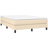  s oprugama i madracem krem 140 x 190 cm od tkanine | shoptok.hr