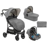 Kikka Boo Selina premium 3in1 kolica set sa I-SIZE autosedištem i tvrdom korpom Dark Grey ( KKB11257 ) Cene