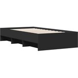 vidaXL Okvir za krevet crni 75 x 190 cm od konstruiranog drva | shoptok.hr
