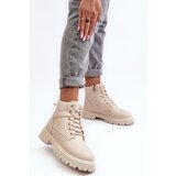 EVENTO PE1 Women's Zipper Fleece-Lined Boots Beige Gremiva | Shoptok.si