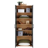 XORA večnamenska omara, antracit, hrast artisan | Shoptok.si