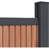 PANEL za ogradu smeđi 699 x 186 cm WPC | shoptok.hr