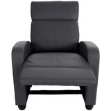 Lesnina-XXXL tv fotelj parka, siva, videz usnja, relax funkcija | Shoptok.si