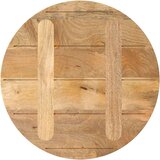 Stolna ploča Ø 50 x 3 8 cm okrugla od masivnog drva manga | shoptok.hr