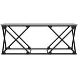  Stolić za kavu boja sivog hrasta 100x49x40 cm konstruirano drvo | shoptok.hr