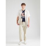 Jack & Jones Majica nočno modra / rjasto rjava / bela | Shoptok.si