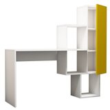 Hanah home radni sto acelya white yellow