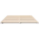 Krevetna konstrukcija Bijelo 160 x 210 cm Čvrsto borovo drvo | shoptok.hr