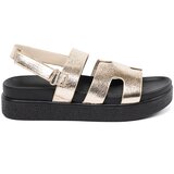 GOODIN Classic platform sandals gold | Shoptok.si