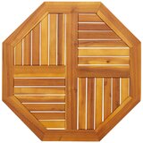 vidaXL Mizna plošča 70x70x2 cm osmerokotna trdna tikovina Cene