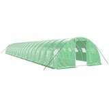  Staklenik s čeličnim okvirom zeleni 80 m² 20 x 4 x 2 m | shoptok.hr