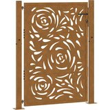  Vrtna vrata 100x150 cm Čelik otporan na vremenske uvjete Dizajn plamena | shoptok.hr