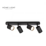 HOME LIGHT TALIA 84 spot lampa 4xGU10 crna Cene