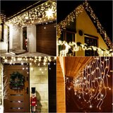  Božićna LED zavjesa s efektom treperenja 300 LED toplo bijela | shoptok.hr