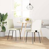 Maison Chic Jedilni stoli - Vzorci stoli 2 kosa krem žamet A323, (22032611) | Shoptok.si