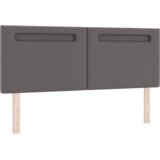 Box Okvir postelje z vzmetnico Siva 140 x 200 cm Umetna koža, (5000022692) | Shoptok.si