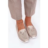 S. BARSKI Women's Leather Perforated Shoes Made Of Natural Leather D&A | Shoptok.si