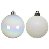 Novogodišnja dekoracija - hanging bauble set mix 10pcs 6cm 020175 - white - kmg ( 044423 )  Novogodišnja dekoracija - hanging bauble set mix 10pcs 6cm 020175 - white - kmg ( 044423 ) Slike