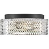  hinkley hk-elle-f-s-bk - plafonska lampa 2xE27/60W/230V, prečnik 30,5 cm, crna | Eponuda.com