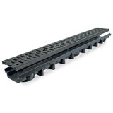 Shumee SISTEM 1000*63 KANALETA Z MREŽO PP LINE A15 ČRNA, (21387445) | Shoptok.si