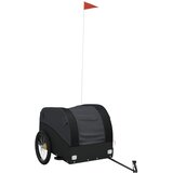 Prikolica za bicikl crna 45 kg željezna | shoptok.hr