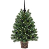  Umjetno božićno drvce s 150 LED svjetlima Zelena 95 cm PE i PVC | shoptok.hr
