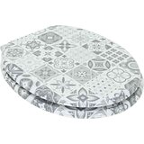  WC daska Plavi i bijeli porculan 44 x 38 cm MDF ploča | shoptok.hr