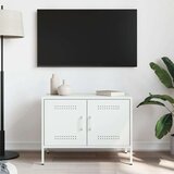 vidaXL TV omarica bela 68x39x50,5 cm jeklo | Shoptok.si
