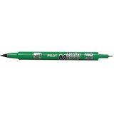 Pilot marker z dvojno konico, zelen | Shoptok.si