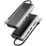 INF 11 v 1 usb c hub z usb 3.0, hdmi, RJ45, čitalnik kartic sd/tf, 100 w pd polnjenje, (21537686) Cene